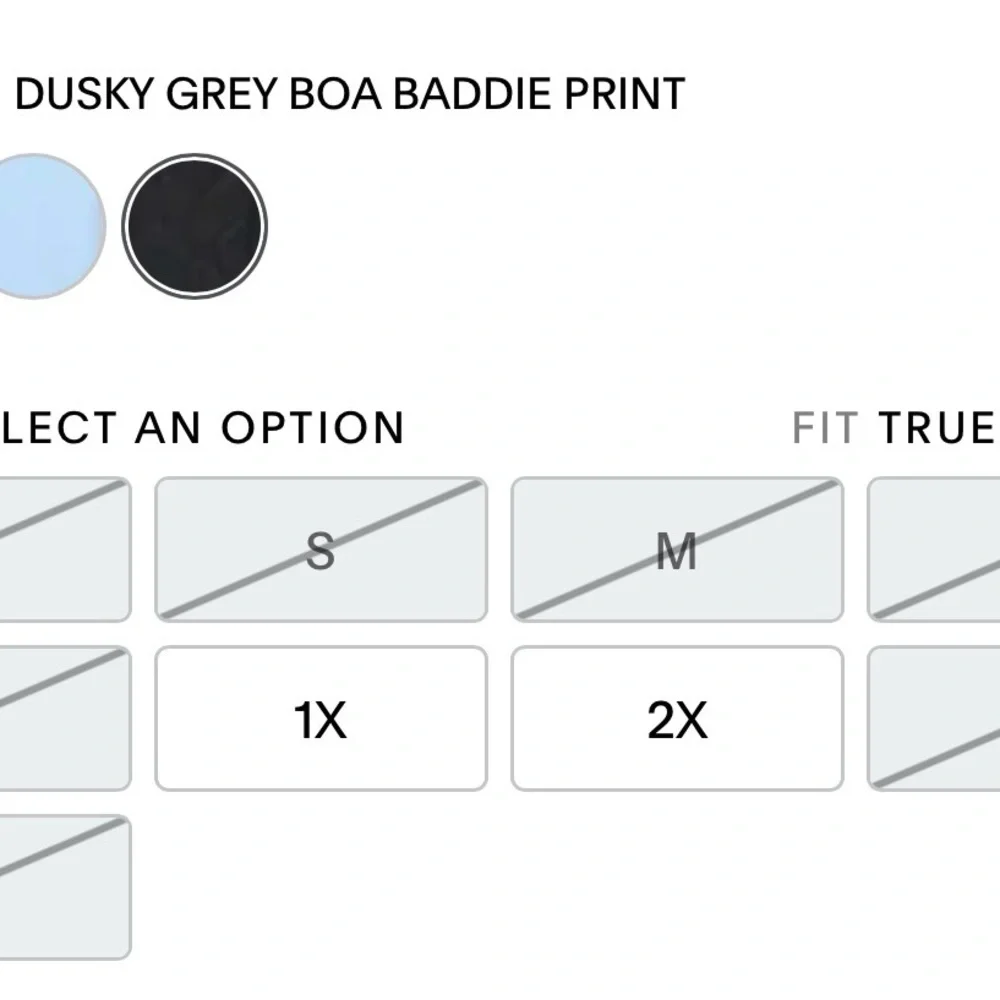 Savage X Fenty Dusky Grey Boa Baddie Print Sporty Dress with Shorts - Picture 8 of 9